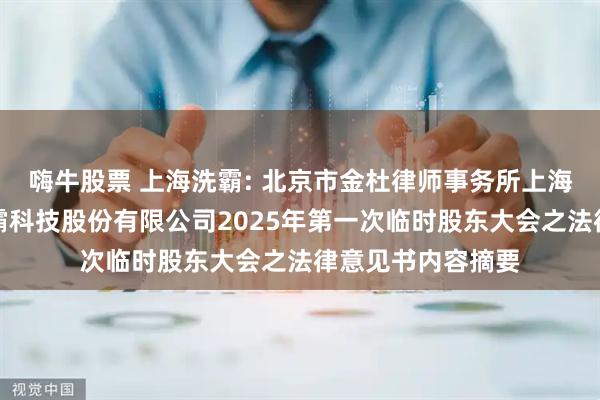 嗨牛股票 上海洗霸: 北京市金杜律师事务所上海分所关于上海洗霸科技股份有限公司2025年第一次临时股东大会之法律意见书内容摘要