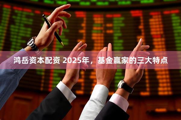 鸿岳资本配资 2025年，基金赢家的三大特点